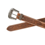 Myra Bag - Birch Hand-Tooled Leather Belt
