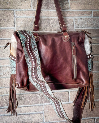 Turquoise Stars Concealed Bag by Myra Bag – Purses & Wallets from Bronco Western Supply Co.